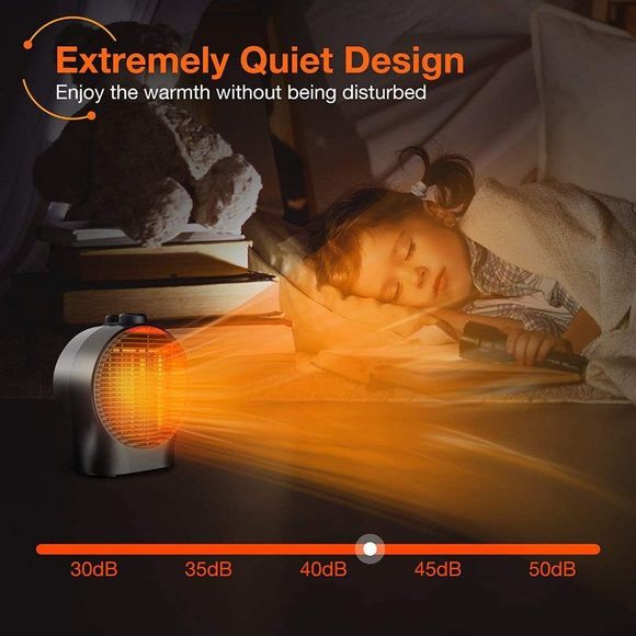 Small Space Heater-TRUSTECH 1500W Portable Electric Space *NEW* - Picture 7 of 9